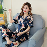 Short-sleeved Trousers Homewear Pajamas For Women